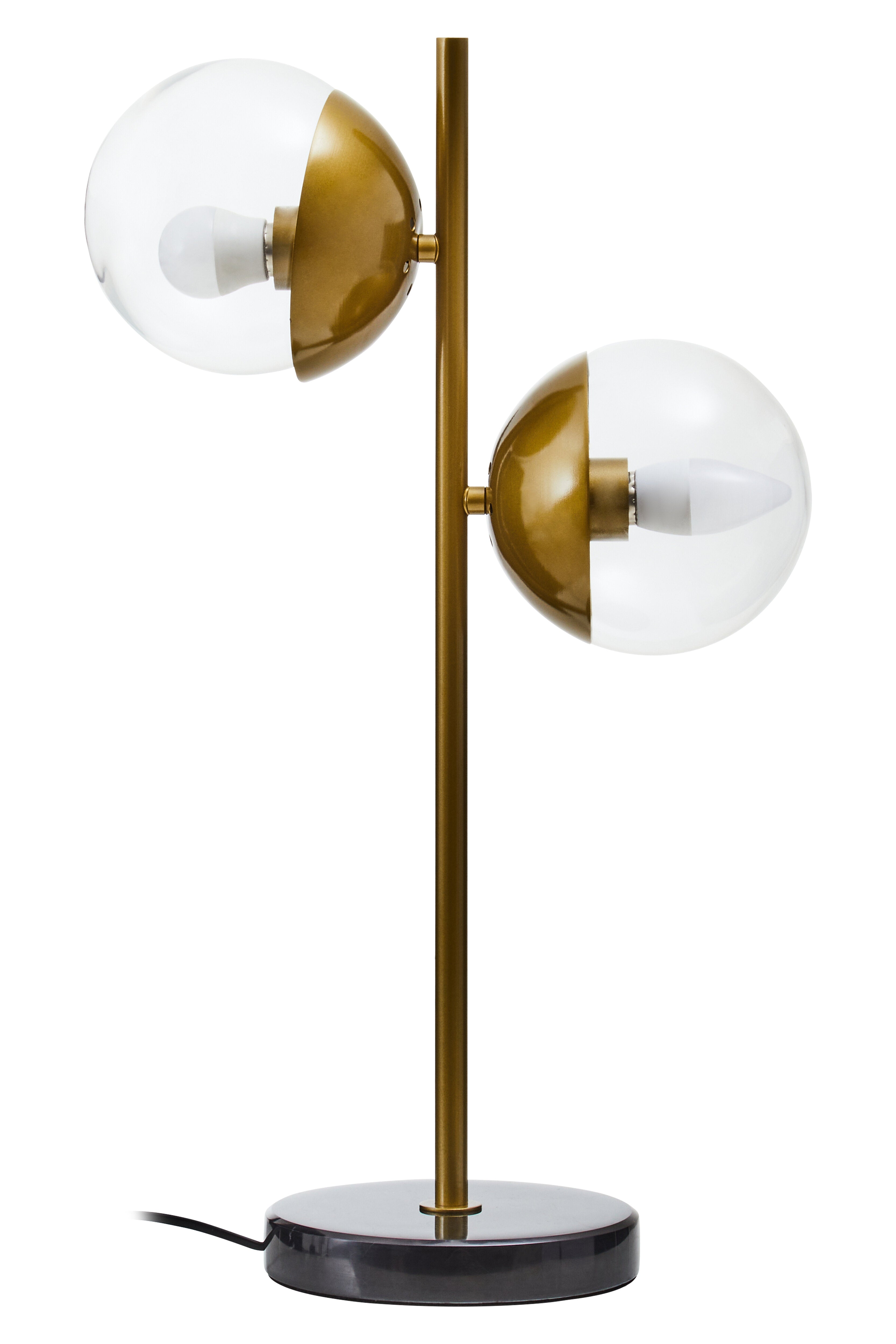 Kidston Large Table Lamp with Black Marble Base